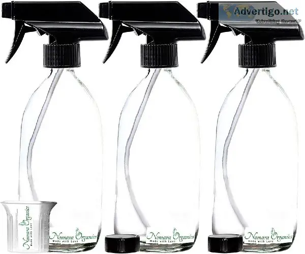 Clear Glass Spray Bottle 500ml