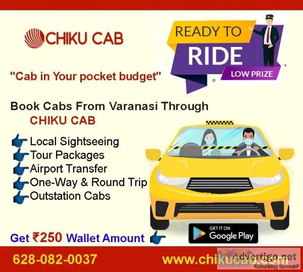 Best cabs services from varanasi to outstations within India.