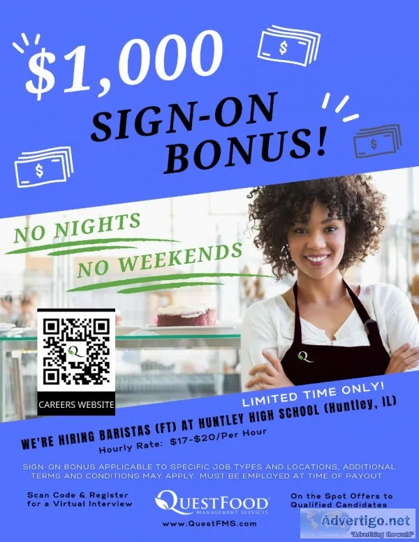 Barista - Huntley H.S. (Quest Food)