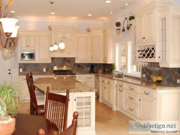 Retro Vintage White Cabinets from GEC Cabinet Depot