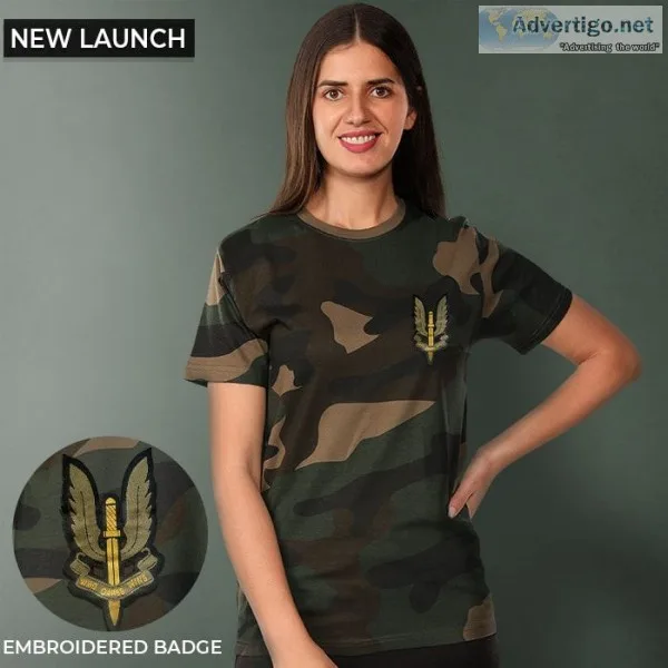 Shop latest camouflage t shirts designs online at beyoung