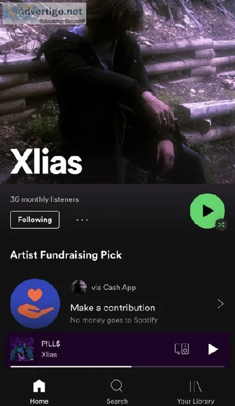 Stream up incoming artist