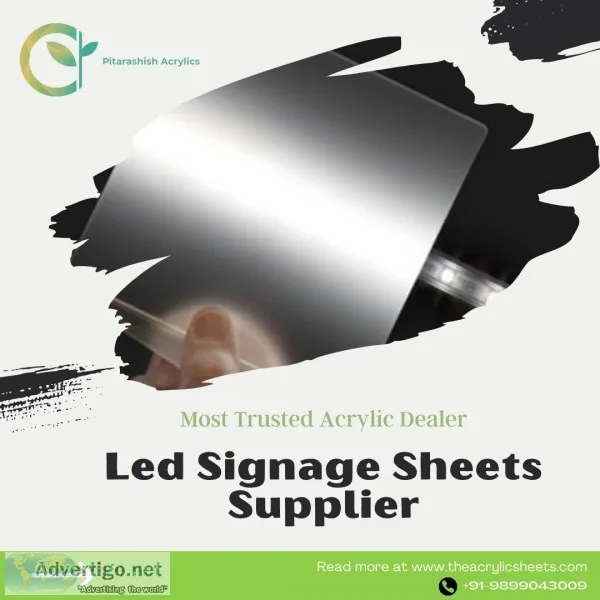 Led Signage Sheets Dealer
