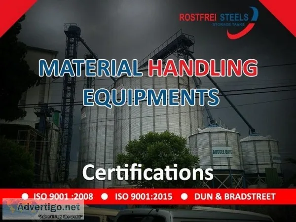 Material Handling Equipment Manufacturer - Rostfrei Steels