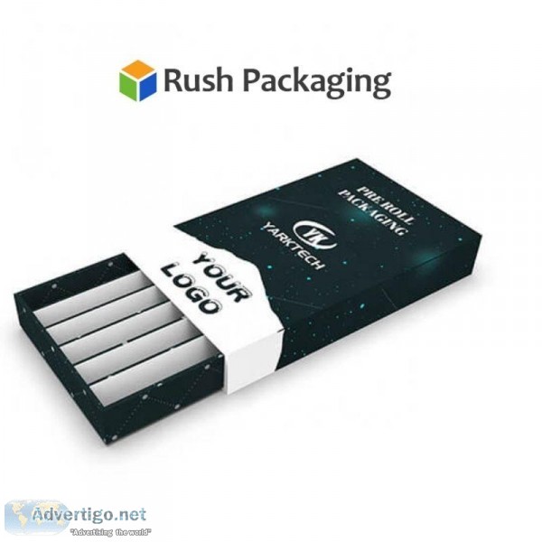 Eco-Friendly Pre-Roll Boxes Wholesale at Rush Packaging.