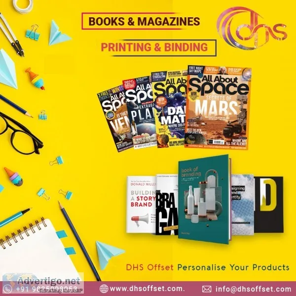 Dhs offset printing services provider in ahmedabad, india