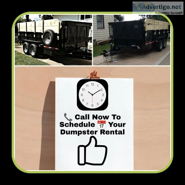 Dumpster rental and clean out hauling