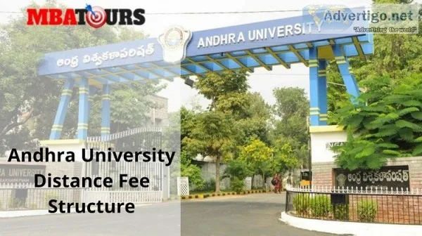 Andhra University Distance Fee Structure
