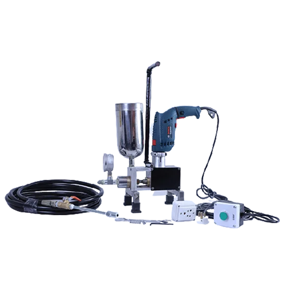 Single component injection grouting pump