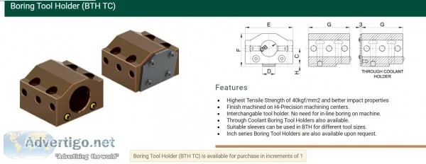 Buy boring tool holder online in india at the best price