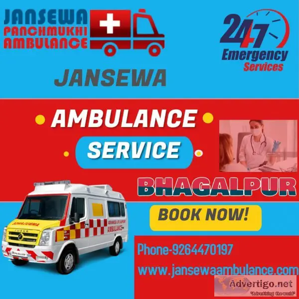 Advanced Ambulance Service in Bhagalpur Bihar by Jansewa