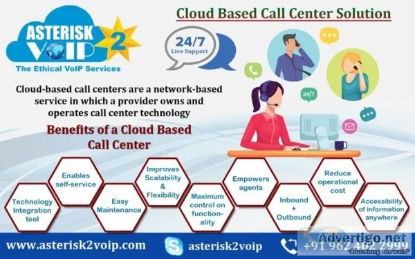 Cloud based call center problems to solution by asterisk2voip te