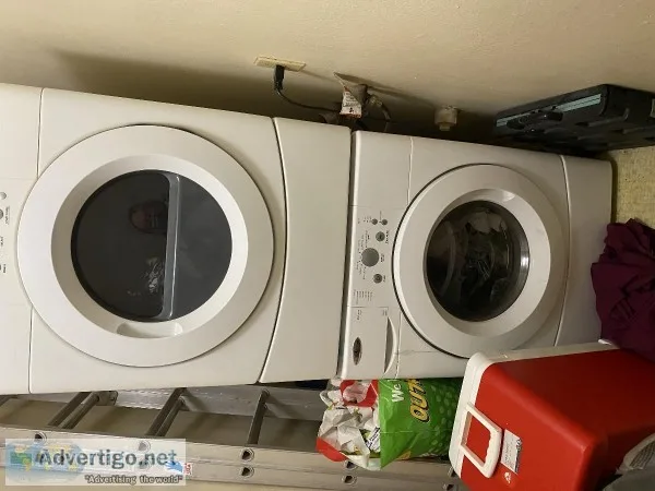 Amana washer and dryer