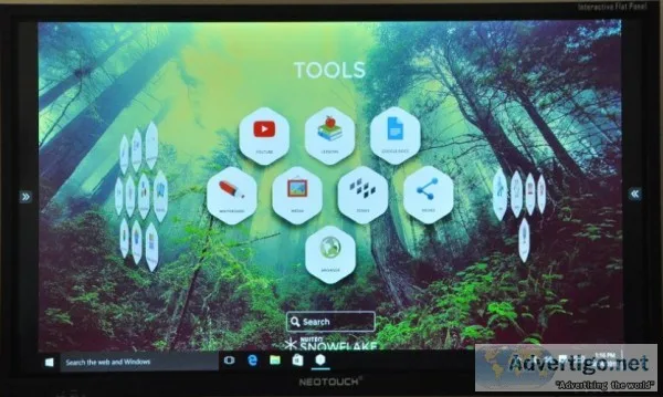 Interactive flat panels