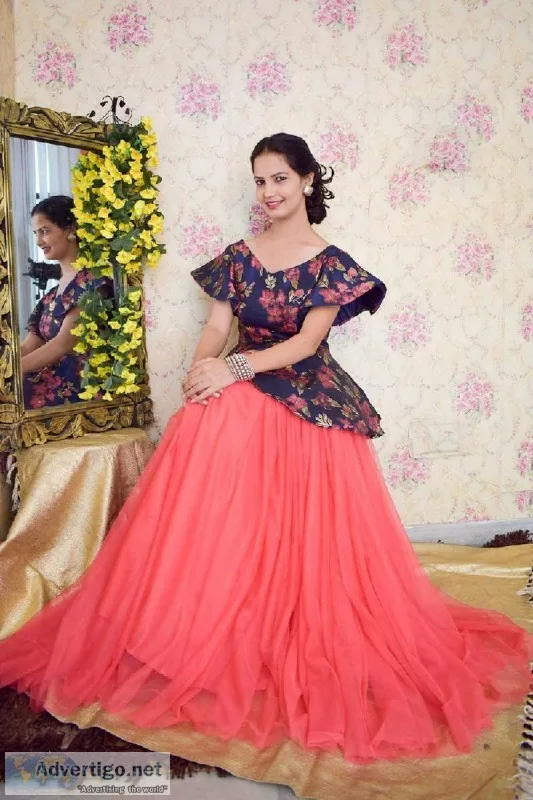 Shop Blue Pink Skirt Top Set for Women