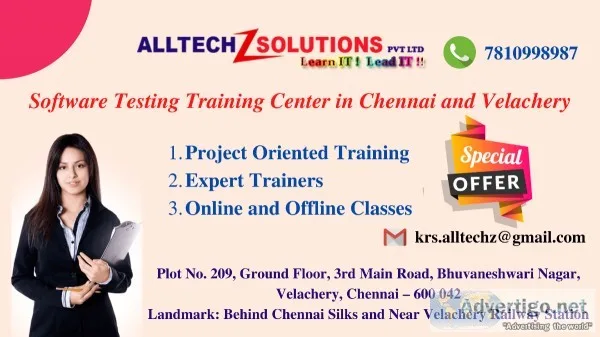 Software Testing Training in Chennai and Velachery