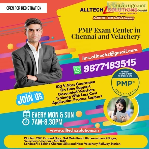 PMP Exam Center in Chennai and Velachery