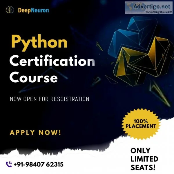 Python Certification Training in Whitefield DeepNeuron
