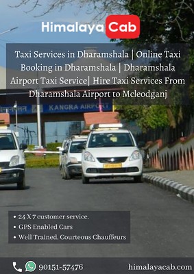 Best Taxi services in Dharamshala/Kangra, Local & Outstation