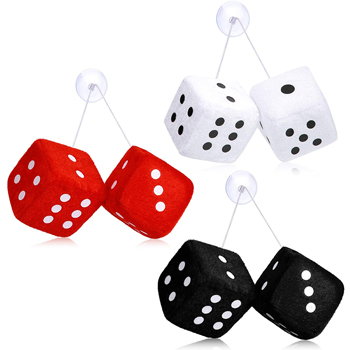 Customize your car with custom fuzzy dice