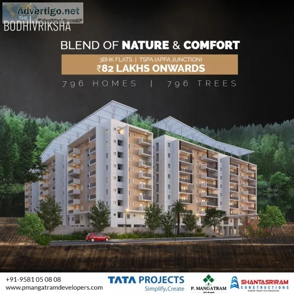 3bhk apartments for sale in appa junction | mangatram developers