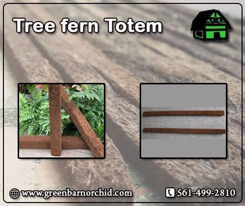 Excellent moisture retention Tree fern Totem for orchid plant  G