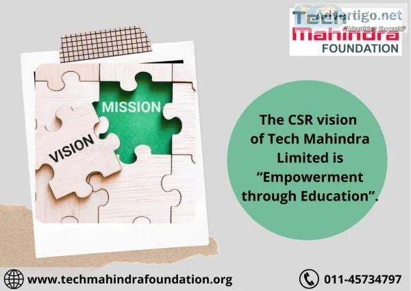 Vision & csr policy - tech mahindra foundation