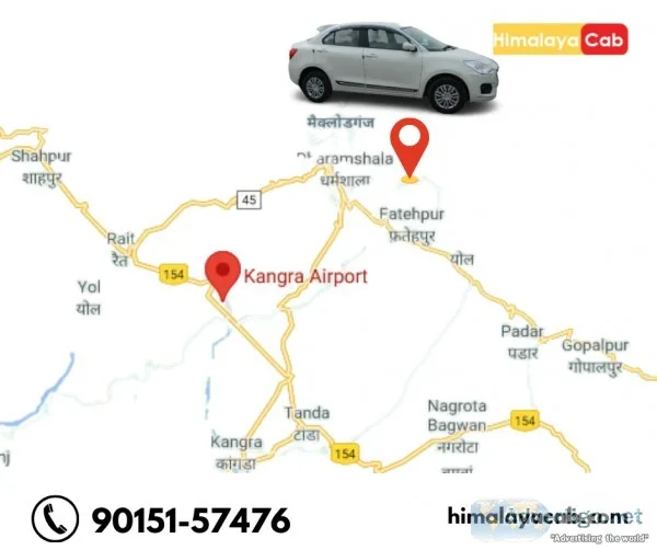 Best Taxi services in Dharamshala/Kangra, Local & Outstation