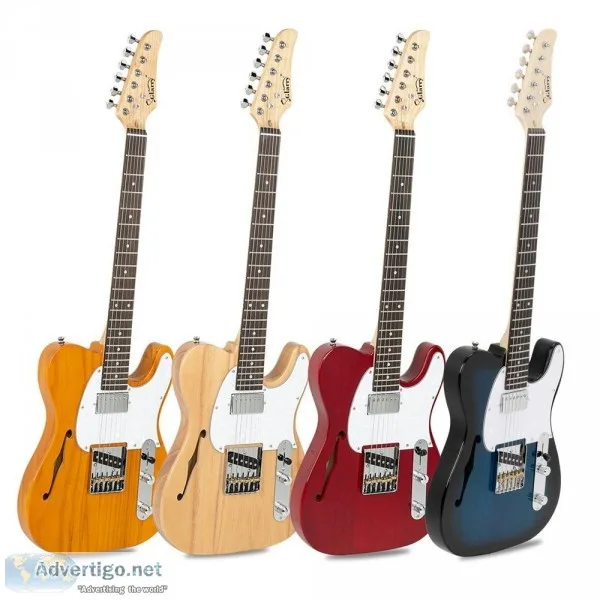 GTL Semi-Hollow Electric Guitar F Hole HS Pickups