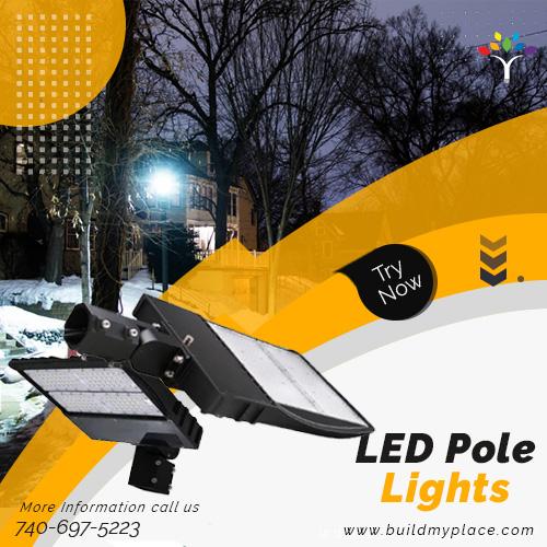 Buy LED Pole Lights for welcoming and safe Light