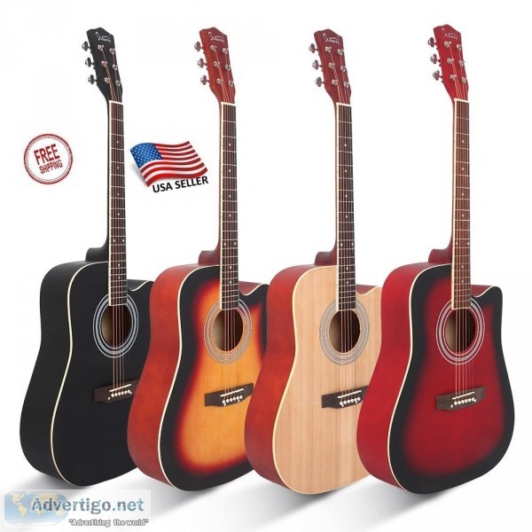 GT502 41inch Matte Dreadnought Cutaway Spruce Top Acoustic Guita
