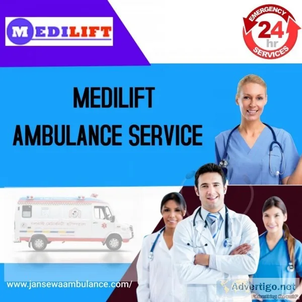 Ventilator CardiacICU Ambulance Service in Delhi by Medilift