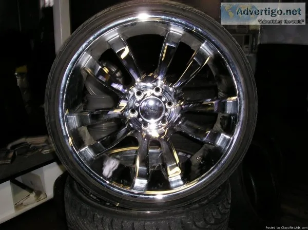 4 24 inch KMC wheels AND TIRES  atlanta (with shipping available