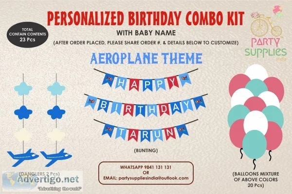 Birthday party kit