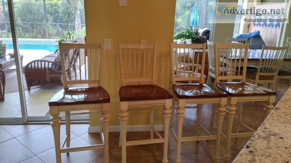 4 bar height stools