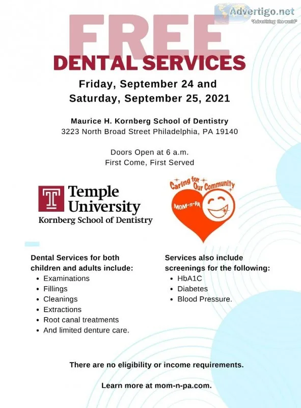 FREE DENTAL SERVICES