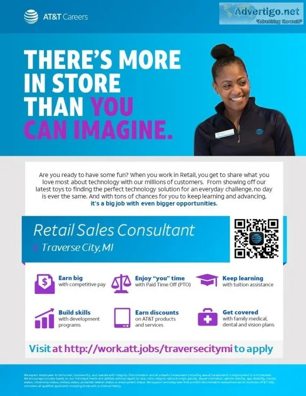 Full Time Retail Sales Consultant - Traverse City MI