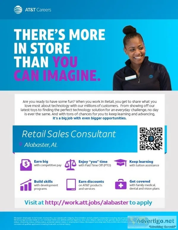 Full Time Retail Sales Consultant - Alabaster AL