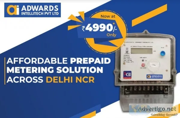 Affordable prepaid electric meter for builders
