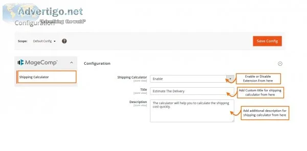Magento 2 shipping calculator