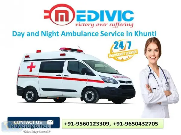 Best Ambulance Service in Khunti Jharkhand by Medivic
