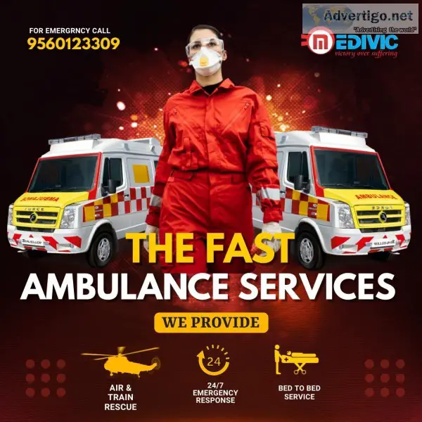 Comfortable Ambulance Service from Samastipur Bihar by Medivic