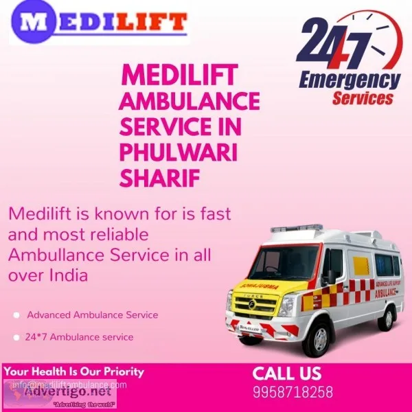 Easy Haulage of Patients by Ambulance from Phulwari Sharif by Me