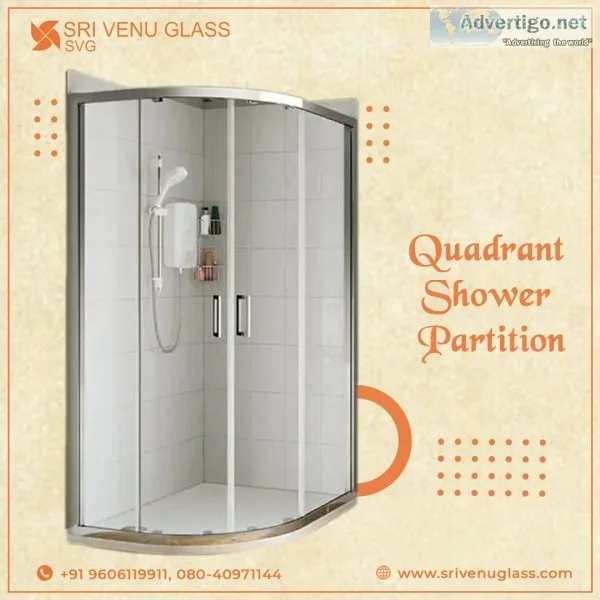 Shower partition glass design in bangalore