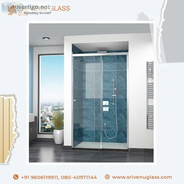 Shower partition glass design in bangalore