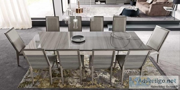 Modern Design Iris Large Dining Table by ALF Group