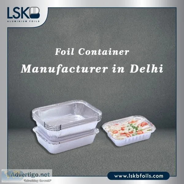 Foil container manufacturer in Delhi
