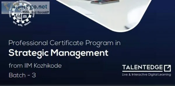 Strategic Management Process Program