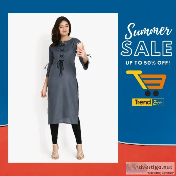 Buy best quality rayon, cotton kurties for women