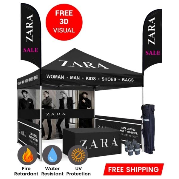 Custom 10x10 Tent With  Full Digital Printing - Lowest Price